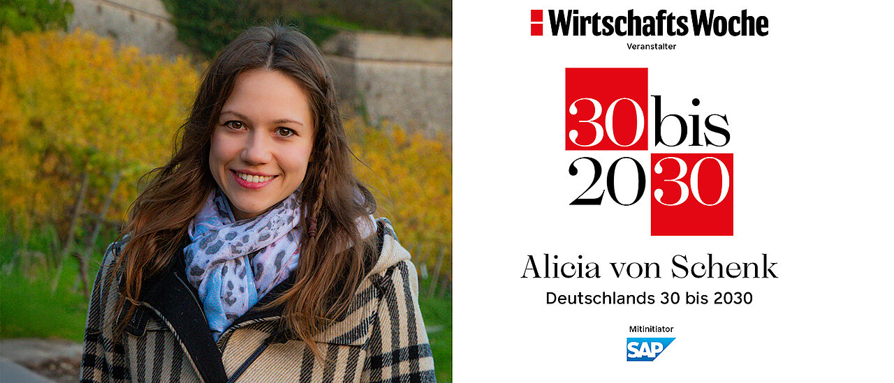 Mehr über den Artikel erfahren Professorin Alicia von Schenk unter Deutschlands 30 bis 2030