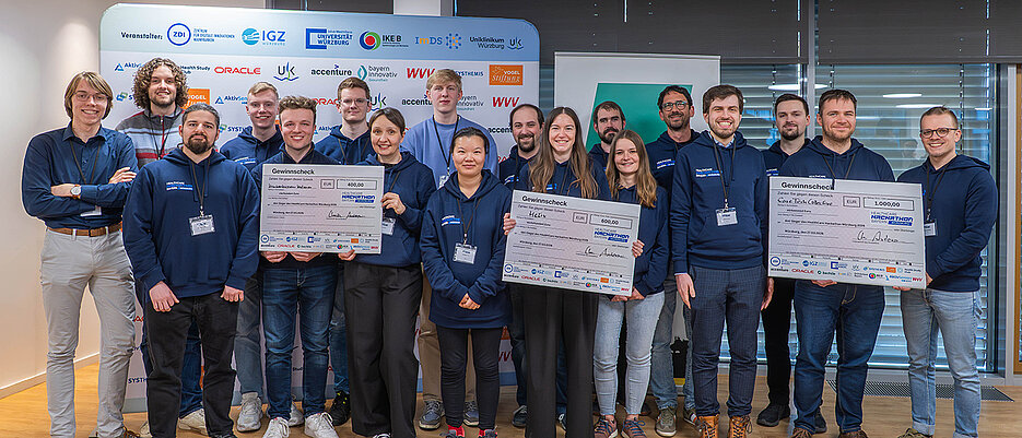 KI-Lösungen überzeugen beim Healthcare Hackathon in Würzburg
